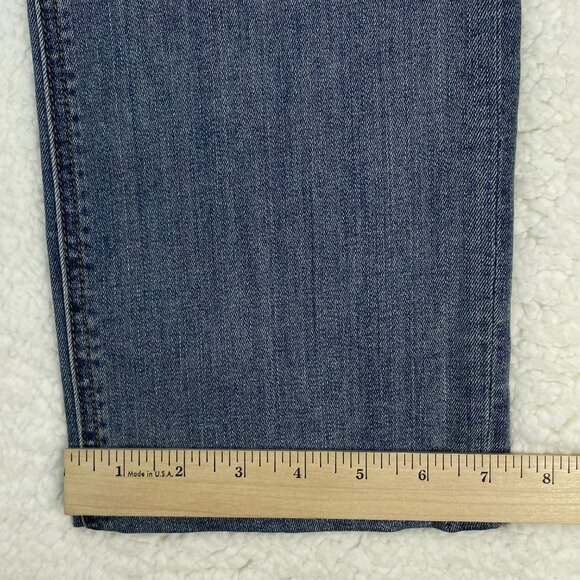 J. Crew Jeans Womens Sz 29 Blue Stretch Capris Low Rise Straight Leg Denim 30x25 - Picture 9 of 12